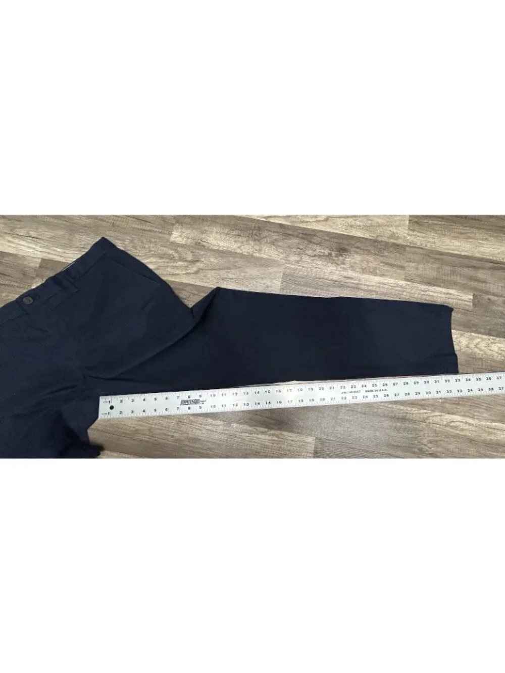 Banana Republic Lived-In Chino Athletic Fit Pants 33x34 Navy Blue (fits 34Wx33L)